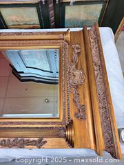 MaxSold Auction: Ornate Gilded Wood Wall Mirror — Rococo/Baroque Frame - Cobourg (Ontario, Canada) SELLER MANAGED Estate Sale Online Auction -  King Street East