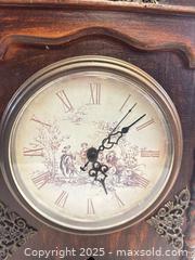 MaxSold Auction: Victorian-Style Wood Mantel Shelf Clock with Metal Accents - Cobourg (Ontario, Canada) SELLER MANAGED Estate Sale Online Auction -  King Street East
