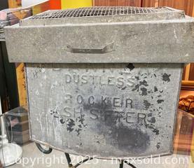 MaxSold Auction: Vintage Ash Sifter (Dustless Rocker) - Cobourg (Ontario, Canada) SELLER MANAGED Estate Sale Online Auction -  King Street East