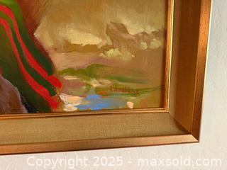 MaxSold Auction: RARE Vintage Keith Lindberg Carmel Artist Original Oil Painting “Boy Hammocking” 29 x 42” - Menlo Park (California, USA) SELLER MANAGED Estate Sale Online Auction - Sharon Park Drive (CONDO)