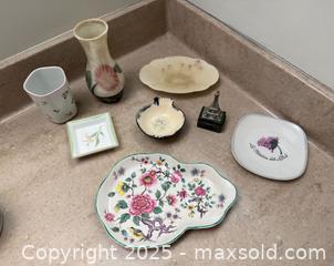 MaxSold Auction: Vintage Porcelain Floral Dishes & Vases - Menlo Park (California, USA) SELLER MANAGED Estate Sale Online Auction - Sharon Park Drive (CONDO)