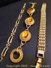 MaxSold Auction: 3 Vintage Signed Monet Bracelets - Aurora (Ontario, Canada) PARTNER MANAGED Downsizing Online Auction - Murray Drive