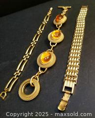 MaxSold Auction: 3 Vintage Signed Monet Bracelets - Aurora (Ontario, Canada) PARTNER MANAGED Downsizing Online Auction - Murray Drive