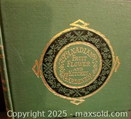 MaxSold Auction: Antique 1872 Book &#34;Canadian Fruit Flower and Kitchen Gardener&#34; - Aurora (Ontario, Canada) PARTNER MANAGED Downsizing Online Auction - Murray Drive