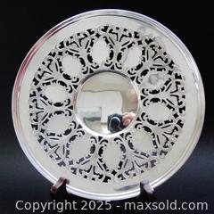 MaxSold Auction: Antique Canadian Sterling Silver Reticulated 7.5 Inch Plate  - Aurora (Ontario, Canada) PARTNER MANAGED Downsizing Online Auction - Murray Drive