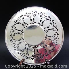 MaxSold Auction: Antique Canadian Sterling Silver Reticulated 7.5 Inch Plate  - Aurora (Ontario, Canada) PARTNER MANAGED Downsizing Online Auction - Murray Drive