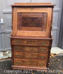 MaxSold Auction: Antique Desk Chest of Drawers 1880 - Aurora (Ontario, Canada) PARTNER MANAGED Downsizing Online Auction - Murray Drive