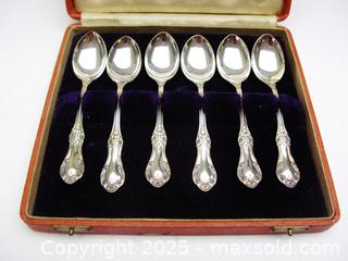 MaxSold Auction: Boxed Sterling Silver &#39;Wild Rose&#39; Demitasse Spoons  - Aurora (Ontario, Canada) PARTNER MANAGED Downsizing Online Auction - Murray Drive
