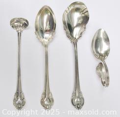 MaxSold Auction: Four International Silver IRENE (1902) Sterling Silver Spoons - Aurora (Ontario, Canada) PARTNER MANAGED Downsizing Online Auction - Murray Drive