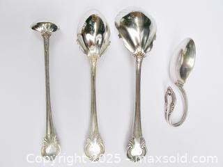 MaxSold Auction: Four International Silver IRENE (1902) Sterling Silver Spoons - Aurora (Ontario, Canada) PARTNER MANAGED Downsizing Online Auction - Murray Drive