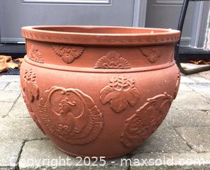 MaxSold Auction: Large Decorative Flower Jardiniere  - Aurora (Ontario, Canada) PARTNER MANAGED Downsizing Online Auction - Murray Drive