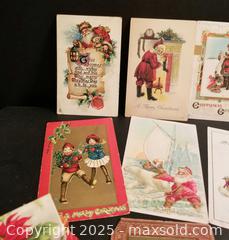 MaxSold Auction: Lot of Antique Christmas Post Cards &#38; Boxes - Aurora (Ontario, Canada) PARTNER MANAGED Downsizing Online Auction - Murray Drive
