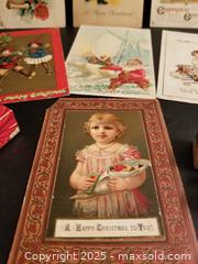 MaxSold Auction: Lot of Antique Christmas Post Cards &#38; Boxes - Aurora (Ontario, Canada) PARTNER MANAGED Downsizing Online Auction - Murray Drive