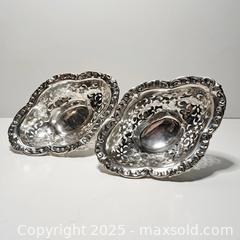 MaxSold Auction: Pair Birks Sterling Silver Footed Pierced Bonbon Dishes - Aurora (Ontario, Canada) PARTNER MANAGED Downsizing Online Auction - Murray Drive