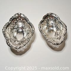 MaxSold Auction: Pair Birks Sterling Silver Footed Pierced Bonbon Dishes - Aurora (Ontario, Canada) PARTNER MANAGED Downsizing Online Auction - Murray Drive
