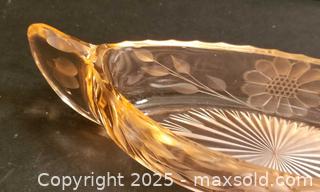 MaxSold Auction: Pink Cornflower Canoe Shaped Candy Dish - Aurora (Ontario, Canada) PARTNER MANAGED Downsizing Online Auction - Murray Drive