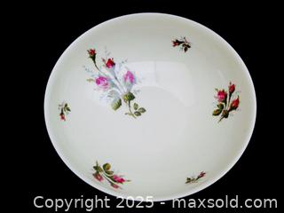 MaxSold Auction: Rosenthal Aida Moss Rose Porcelain &#38; Sterling Silver 9.5 Inch Bowl  - Aurora (Ontario, Canada) PARTNER MANAGED Downsizing Online Auction - Murray Drive