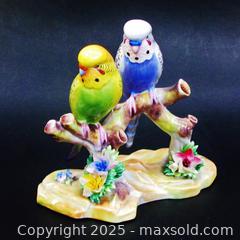 MaxSold Auction: Royal Adderley Figurine Double Budgerigars  - Aurora (Ontario, Canada) PARTNER MANAGED Downsizing Online Auction - Murray Drive
