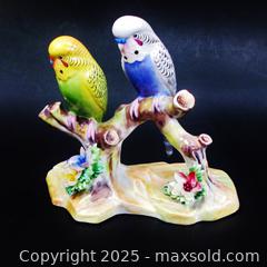 MaxSold Auction: Royal Adderley Figurine Double Budgerigars  - Aurora (Ontario, Canada) PARTNER MANAGED Downsizing Online Auction - Murray Drive