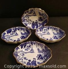 MaxSold Auction: Royal Crown Derby Mikado Nut/Mint Dishes  - Aurora (Ontario, Canada) PARTNER MANAGED Downsizing Online Auction - Murray Drive