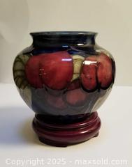 MaxSold Auction: Small  Plum/Wisteria Moorcroft Vase - Aurora (Ontario, Canada) PARTNER MANAGED Downsizing Online Auction - Murray Drive