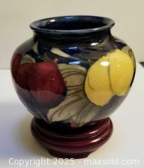 MaxSold Auction: Small  Plum/Wisteria Moorcroft Vase - Aurora (Ontario, Canada) PARTNER MANAGED Downsizing Online Auction - Murray Drive