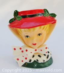 MaxSold Auction: Vintage Christmas Head Vase &#38; Bell  - Aurora (Ontario, Canada) PARTNER MANAGED Downsizing Online Auction - Murray Drive