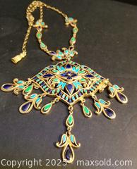 MaxSold Auction: Vintage Vendome Enameled Necklace - Aurora (Ontario, Canada) PARTNER MANAGED Downsizing Online Auction - Murray Drive