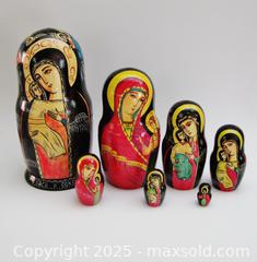 MaxSold Auction: Virgin Mary &#38; Christ Child Matryoshka Doll  - Aurora (Ontario, Canada) PARTNER MANAGED Downsizing Online Auction - Murray Drive