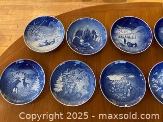 MaxSold Auction: Bing &#38; Grondahl Copenhagen Christmas Plate Lot - Ottawa (Ontario, Canada) SELLER MANAGED Downsizing Online Auction -  Grove Avenue