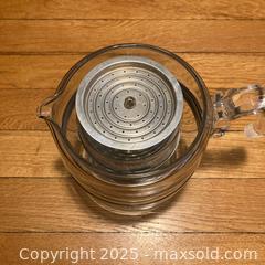MaxSold Auction: Pyrex Vintage Coffee Percolator  - Ottawa (Ontario, Canada) SELLER MANAGED Downsizing Online Auction -  Grove Avenue