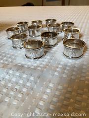 MaxSold Auction: Silver Plated Napkin Rings - Ottawa (Ontario, Canada) SELLER MANAGED Downsizing Online Auction -  Grove Avenue