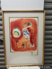 MaxSold Auction: La Baie des Anges signed pring by Marc Chagall - Mississauga (Ontario, Canada) SELLER MANAGED Downsizing Online Auction - Matheson Boulevard East (Storage)