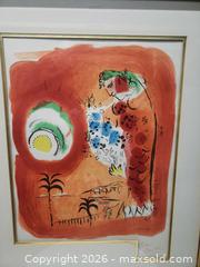 MaxSold Auction: La Baie des Anges signed pring by Marc Chagall - Mississauga (Ontario, Canada) SELLER MANAGED Downsizing Online Auction - Matheson Boulevard East (Storage)