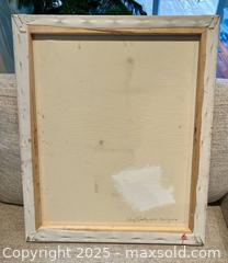 MaxSold Auction: Sheryl Dudley Art Oil Painting Toronto Artist Abstract Beautiful Canvas - Toronto (Ontario, Canada) PARTNER MANAGED Downsizing Online Auction - Scarborough Road