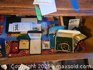 MaxSold Auction: Gold, Gold Plated and Gold Filled Necklaces A - West Reading (Pennsylvania, USA) PARTNER MANAGED Downsizing Online Auction - Sunset Road