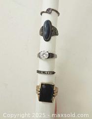 MaxSold Auction: Sterling Silver and Gold Rings A - West Reading (Pennsylvania, USA) PARTNER MANAGED Downsizing Online Auction - Sunset Road