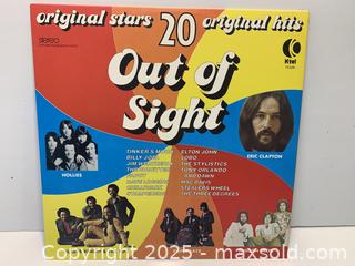 MaxSold Auction: &#34;Out of Sight&#34; – Various Artists Vinyl LP, 12-inch 33 1/3 RPM - New Westminster (British Columbia, Canada) SELLER MANAGED Reseller Online Auction - Canfor Avenue