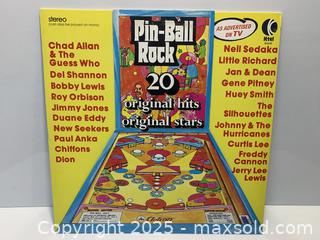 MaxSold Auction: Pin-Ball Rock: 20 Original Hits • Original Stars (K-tel LP) - New Westminster (British Columbia, Canada) SELLER MANAGED Reseller Online Auction - Canfor Avenue