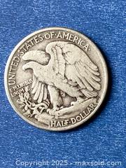 MaxSold Auction: 1945 Walking Lady Liberty 1/2 dollar half US Coin 90% Silver - Kingston (Ontario, Canada) SELLER MANAGED Estate Sale Online Auction - Monterey Court