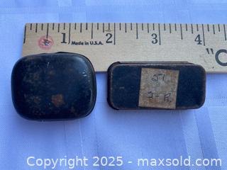 MaxSold Auction: A pair of very small tins, one for Steel Needles and the other for lip balm - Kingston (Ontario, Canada) SELLER MANAGED Estate Sale Online Auction - Monterey Court