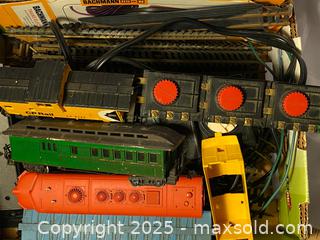 MaxSold Auction: Box of Old Model Trains, track, and Power Pack incl. Engine &#38; Caboose - Kingston (Ontario, Canada) SELLER MANAGED Estate Sale Online Auction - Monterey Court
