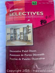 MaxSold Auction: Closet Maid Selectives decorative panel doors - Kingston (Ontario, Canada) SELLER MANAGED Estate Sale Online Auction - Monterey Court