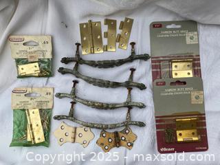 MaxSold Auction: Drawer pulls  and brass plated hinges - Kingston (Ontario, Canada) SELLER MANAGED Estate Sale Online Auction - Monterey Court