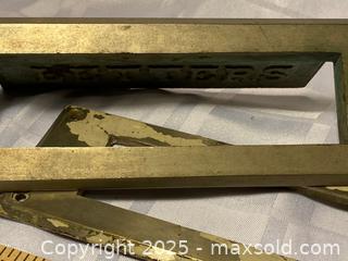 MaxSold Auction: Letter Mail Box Slot Plate for Front Door in Brass &#34;Letters&#34; - Kingston (Ontario, Canada) SELLER MANAGED Estate Sale Online Auction - Monterey Court