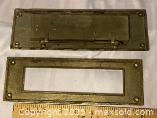 MaxSold Auction: Letter Mail Box Slot Plate for Front Door in Brass &#34;Letters&#34; - Kingston (Ontario, Canada) SELLER MANAGED Estate Sale Online Auction - Monterey Court