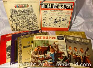 MaxSold Auction: Lot of 8 old Record Albums including Broadway &#38; Roger Williams - Kingston (Ontario, Canada) SELLER MANAGED Estate Sale Online Auction - Monterey Court