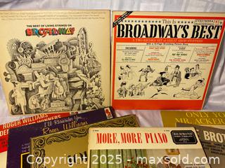 MaxSold Auction: Lot of 8 old Record Albums including Broadway &#38; Roger Williams - Kingston (Ontario, Canada) SELLER MANAGED Estate Sale Online Auction - Monterey Court