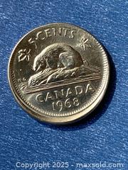 MaxSold Auction: Off Centre Strike Canadian Nickel Error Coin 5c - Kingston (Ontario, Canada) SELLER MANAGED Estate Sale Online Auction - Monterey Court