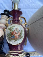 MaxSold Auction: Old lamps and Lamp Parts - Some Classic Shapes and Patterns - Kingston (Ontario, Canada) SELLER MANAGED Estate Sale Online Auction - Monterey Court